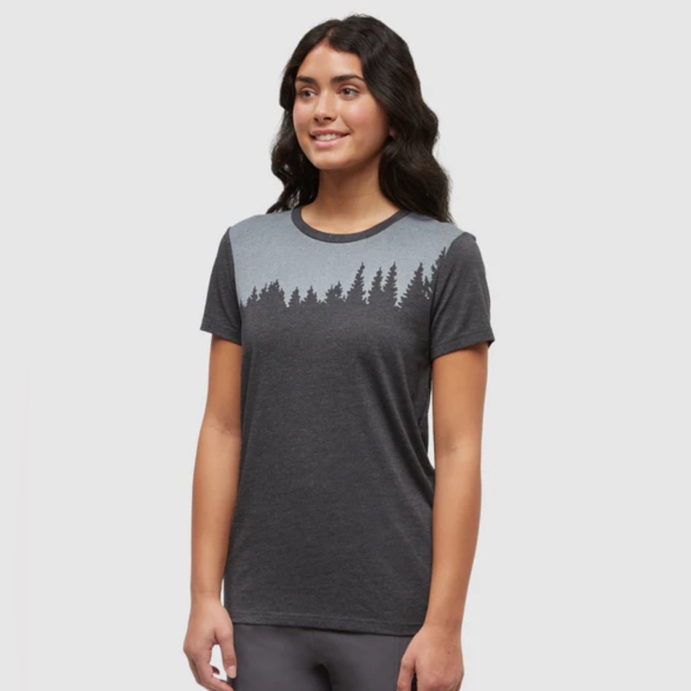 Tentree Juniper T-Shirt, Meteorite Black Heather, women's S